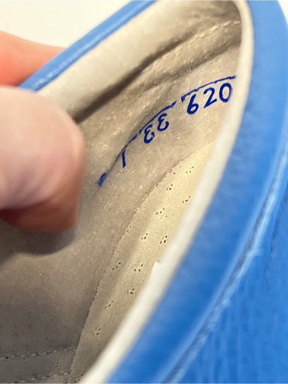 Mon Petit Blue Leather Mary Jane Shoes | Orthopedic Comfort | EU 33 (US Kids 1)